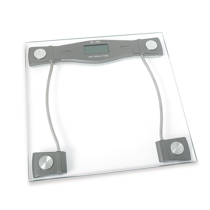 báscula personal cristal hasta 150kg peso sobrepeso 